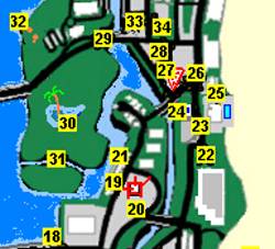 gta vice city hidden package maps